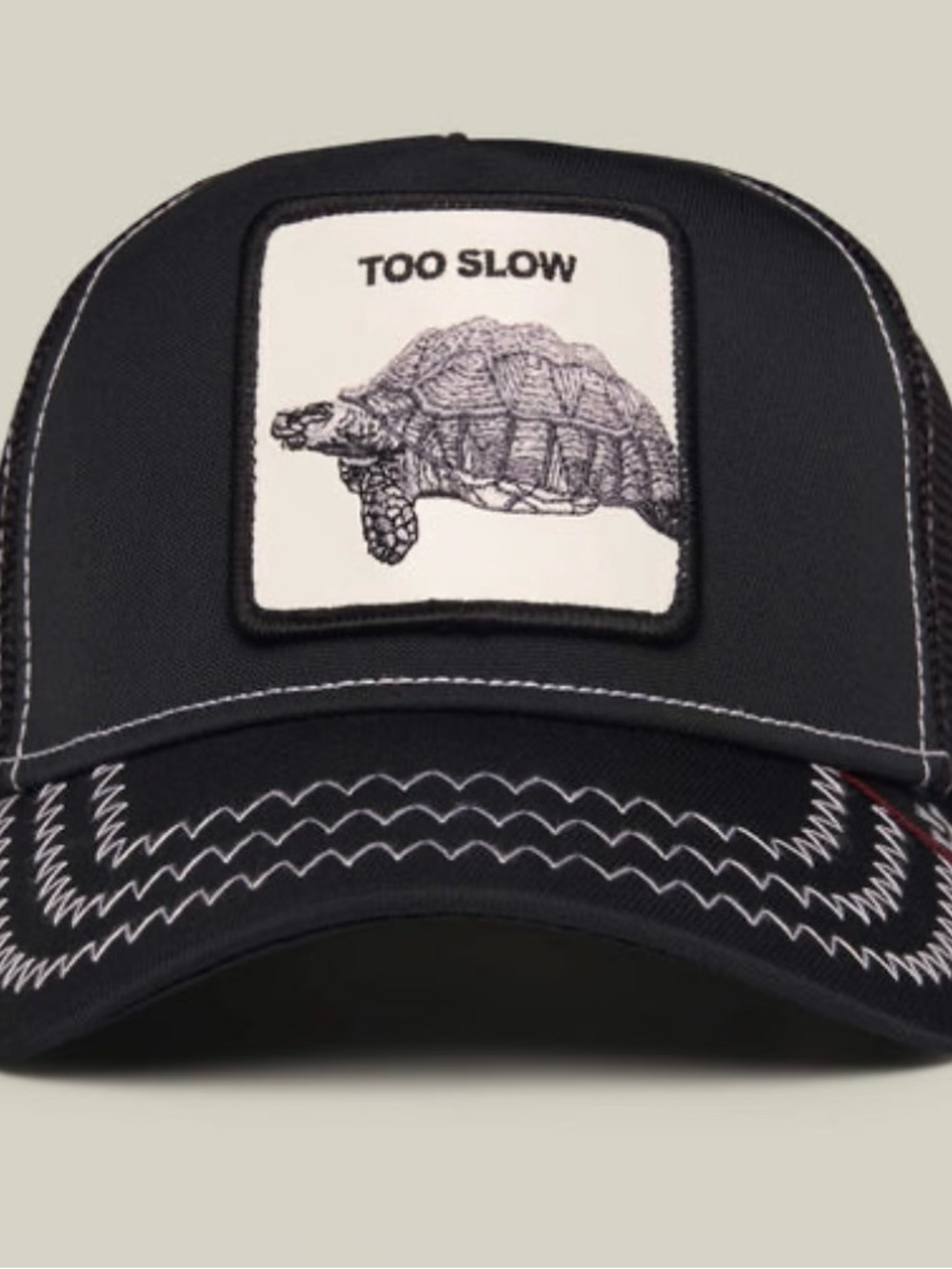 Goorin Bros “DOWN LOW” Too Slow Trucker Hat. Mesh SnapBack NWT.